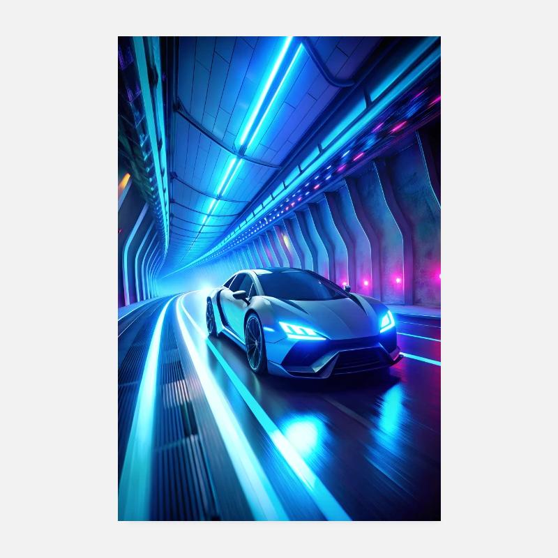 Schöner Concept Auto Poster 20x30 cm