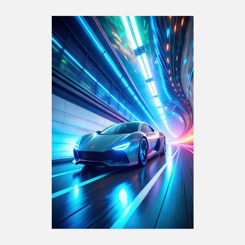 Schöner Concept Auto Poster 20x30 cm