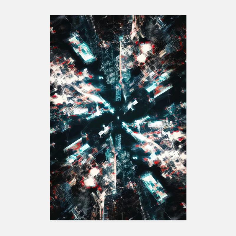 Art abstrait Poster 20 x 30 cm