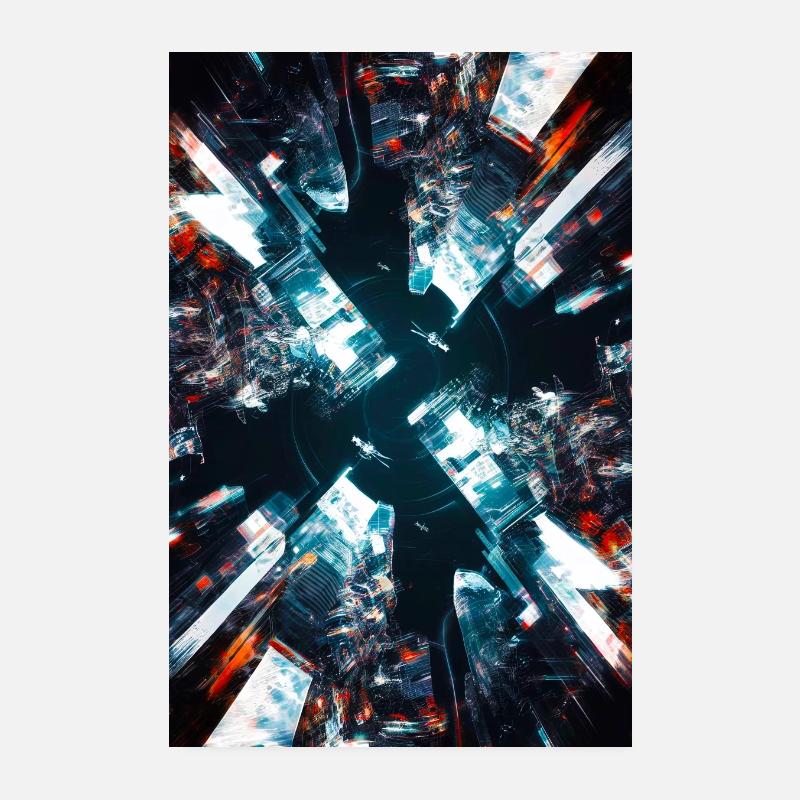 Art abstrait Poster 20 x 30 cm