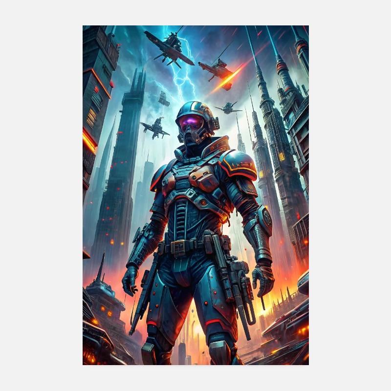 Warriors on the Poster 8" x 12" (20x30 cm)