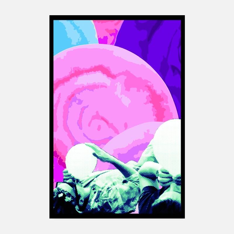 Distickstoffmonoxid - Poster 20x30 cm - Weiß