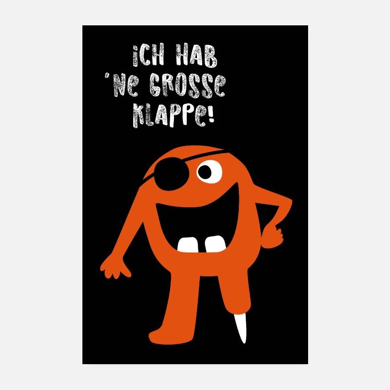 Affiche Monster Flap Bande Dessinée Halloween Cool Dicton Poster 20 x 30 cm