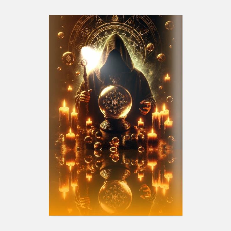 Mystical Awakening: Journey into the Unknown Poster 8" x 12" (20x30 cm)