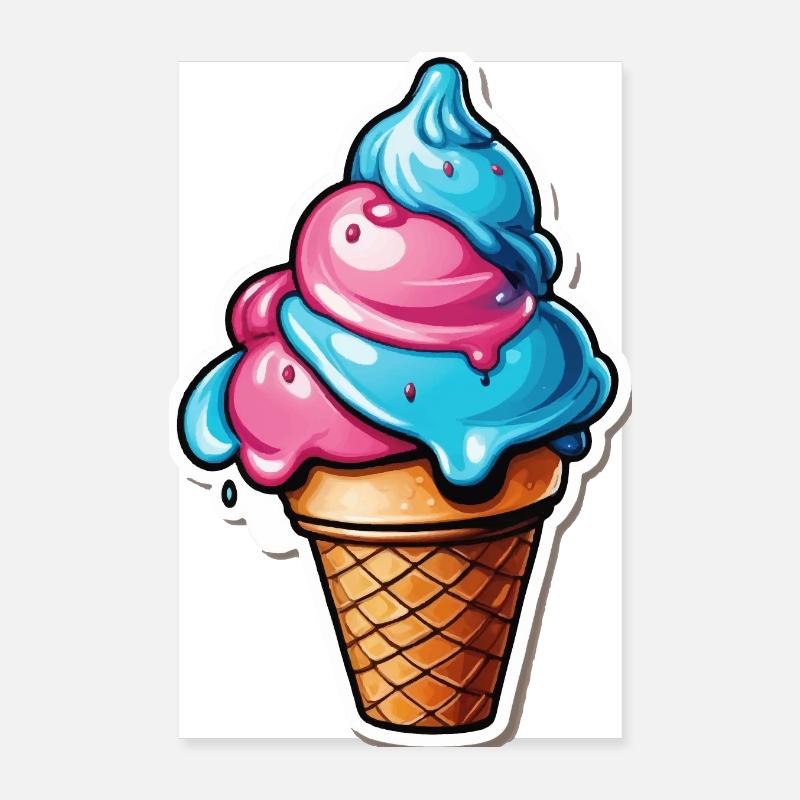 Eis Poster 20x30 cm