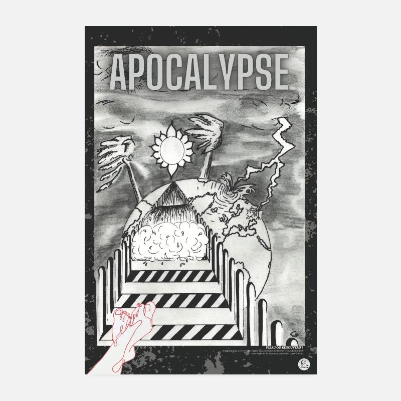 Scourge or renewal? Portrait format Poster 8" x 12" (20x30 cm)