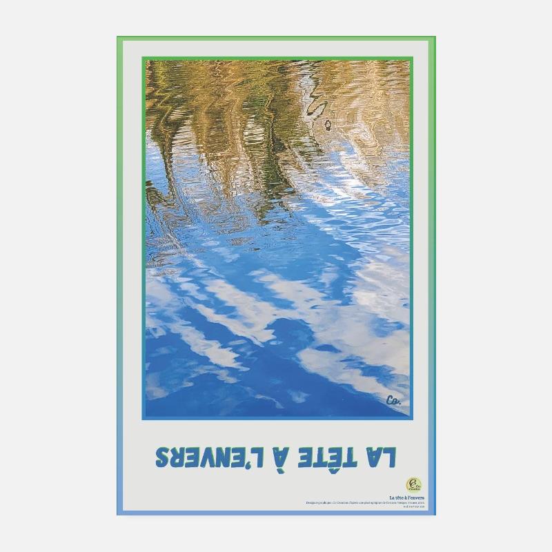 Upside down, portrait format Poster 8" x 12" (20x30 cm)