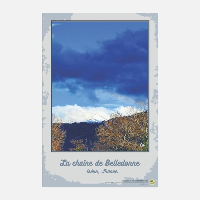The Belledonne Channel, 2024, portrait format Poster 8" x 12" (20x30 cm)