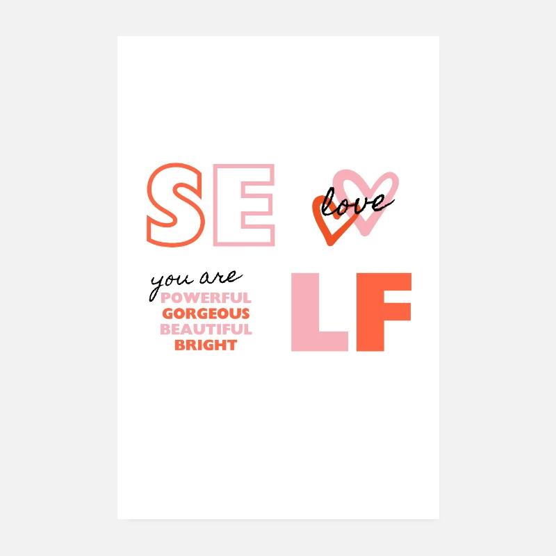 Poster Self Love Poster 20x30 cm