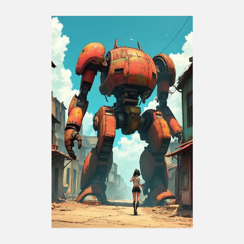 Sentinels #9 - Poster 20x30 cm - Weiß