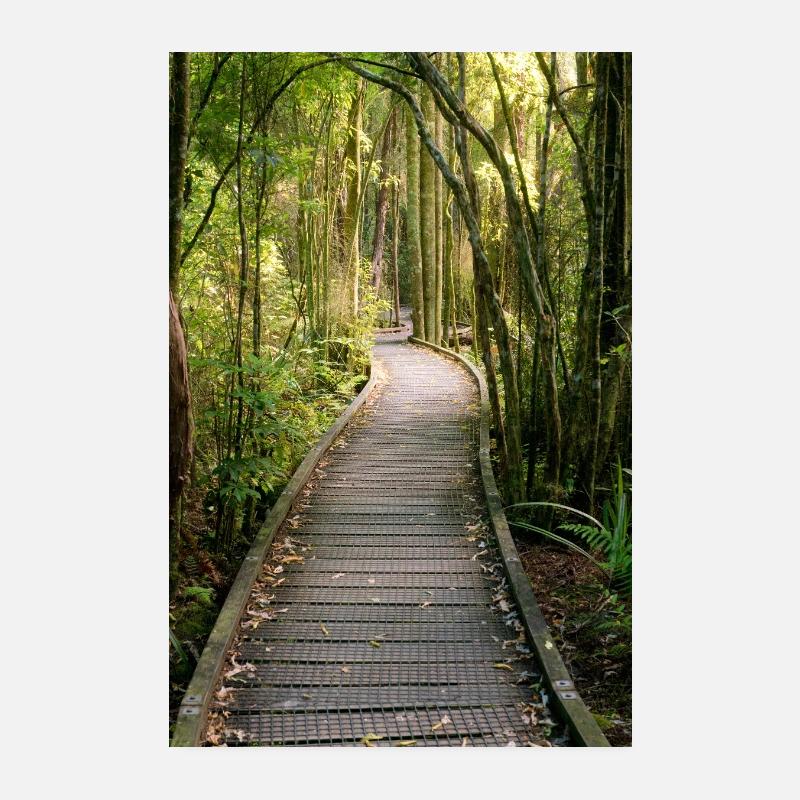 L’Endless Boardwalk – Un chemin à travers la Nouvelle-Zélande Poster 20 x 30 cm