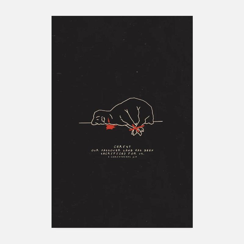 Pessach: Christus, unser Lamm Poster 20x30 cm