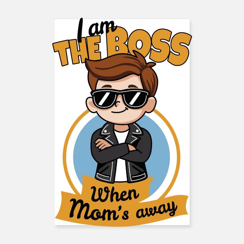 When Mom's away Poster 8" x 12" (20x30 cm)