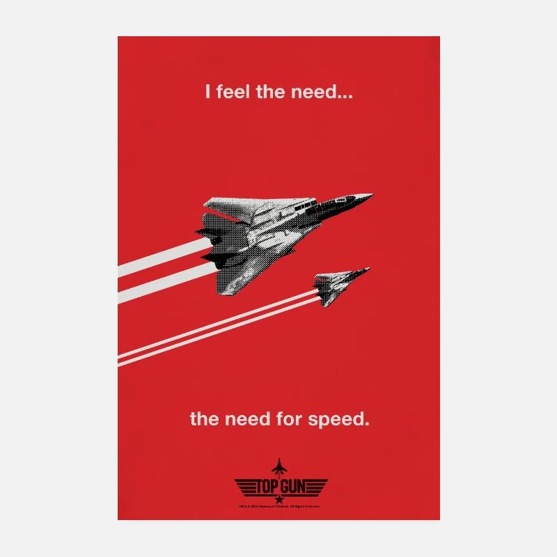Top Gun Special Design Flugzeuge Mit Spruch Poster 20x30 cm
