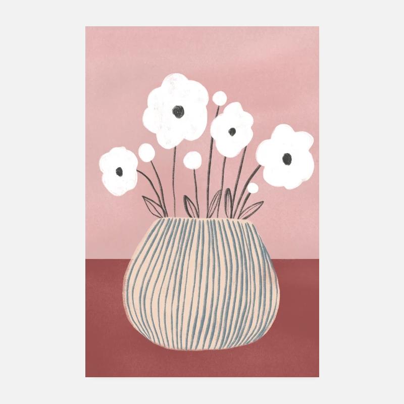 Flower study Poster 8" x 12" (20x30 cm)