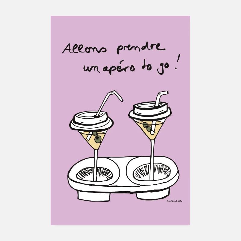 Apéro à emporter Poster 20 x 30 cm