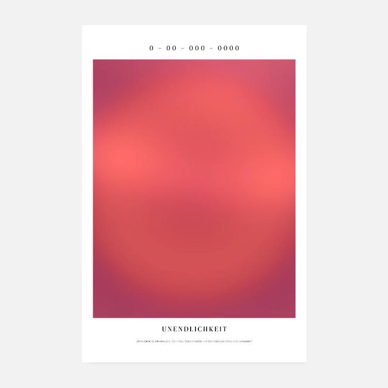 Aura Poster 0 Unendlichkeit Poster 20x30 cm