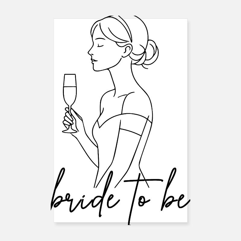 Future mariée Poster 20 x 30 cm