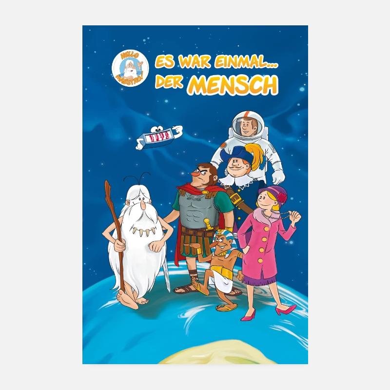 Hello Maestro Es War Einmal Der Mensch - Poster 20x30 cm - Weiß