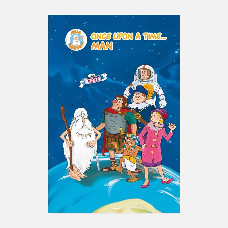 Hello Maestro Once Upon A Time Man Poster 8" x 12" (20x30 cm)