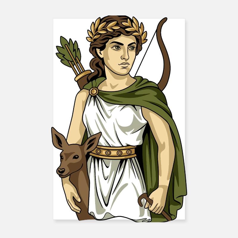 Artemisia - Poster 20x30 cm - bianco