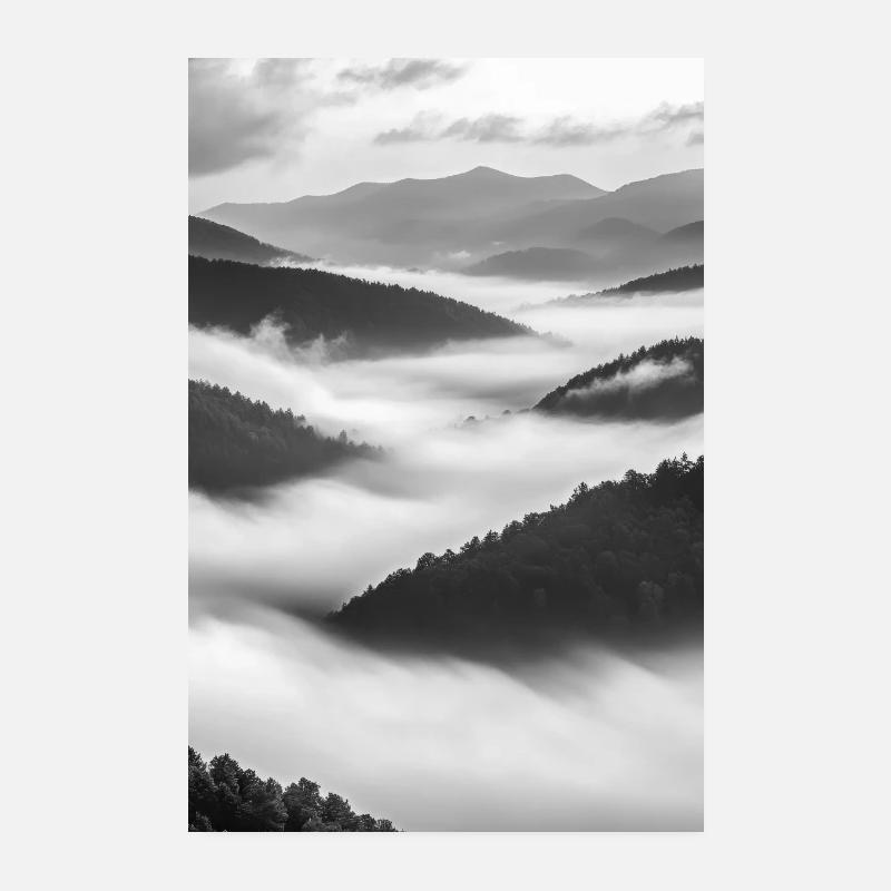 Murmures dans la brume Poster 20 x 30 cm