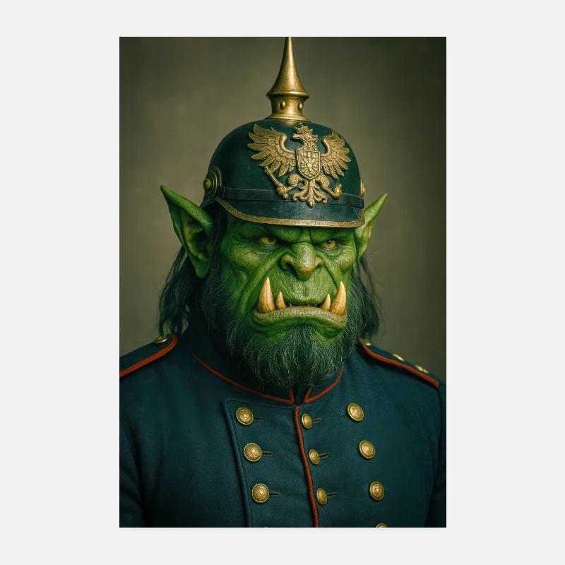 Général orc impérial Poster 20 x 30 cm