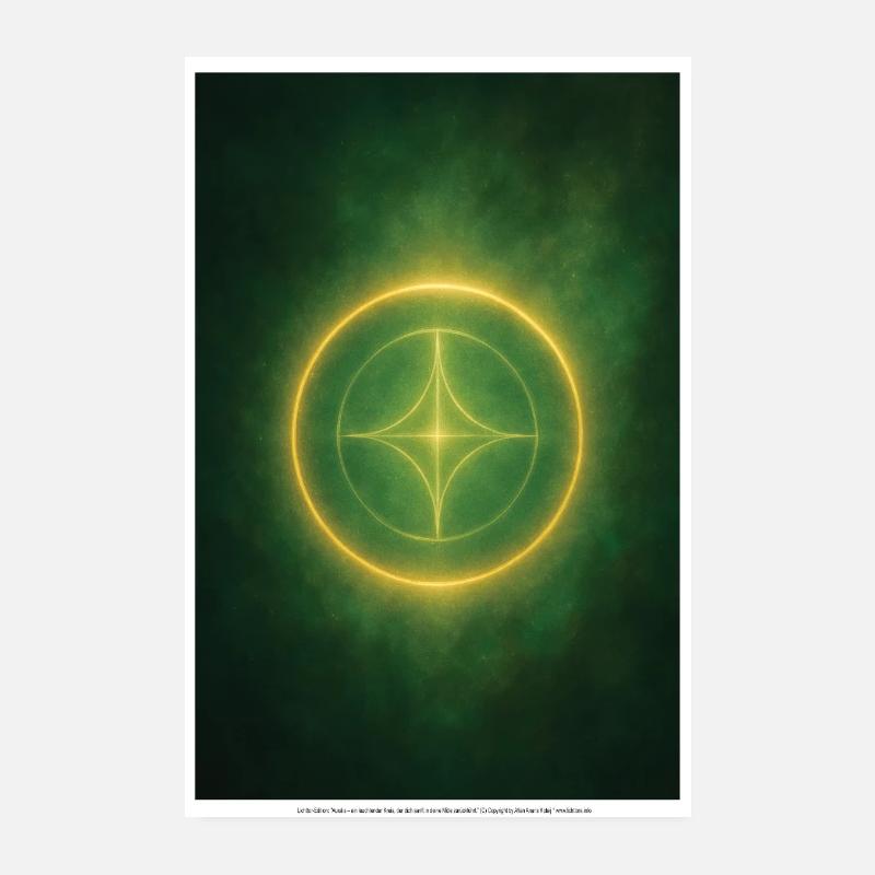 Lichttor-Edition: Auralis - Poster 20x30 cm - Weiß