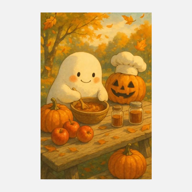 Cuisine fantôme d’Halloween Poster 20 x 30 cm