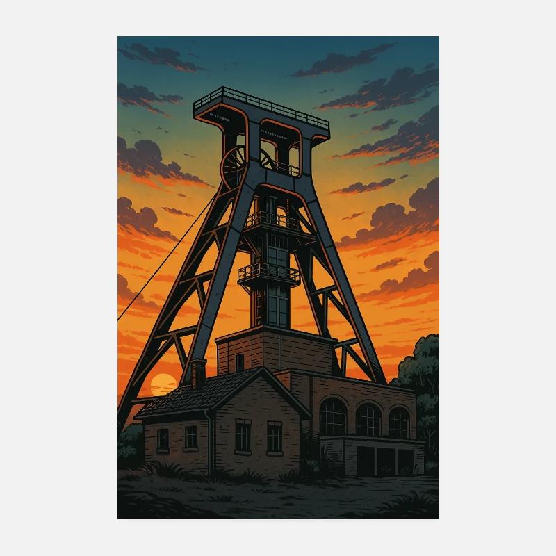 Zeche Poster 20x30 cm