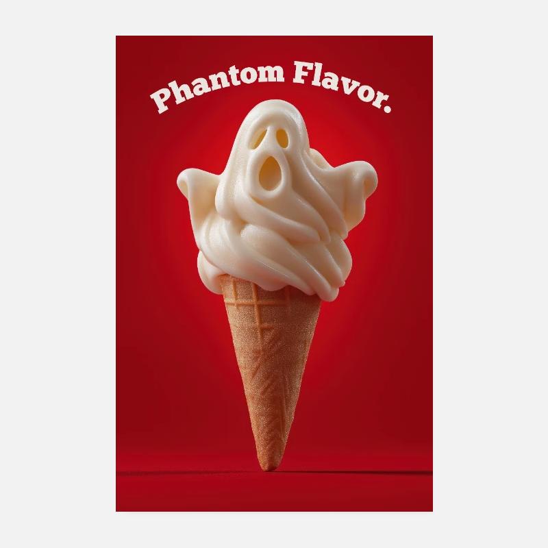 Phantom Flavor Cone Poster 8" x 12" (20x30 cm)