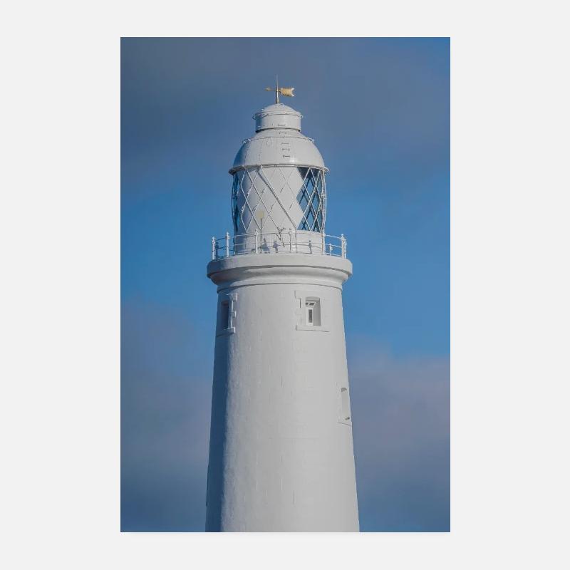 Phare de St Marys en gros plan Poster 20 x 30 cm