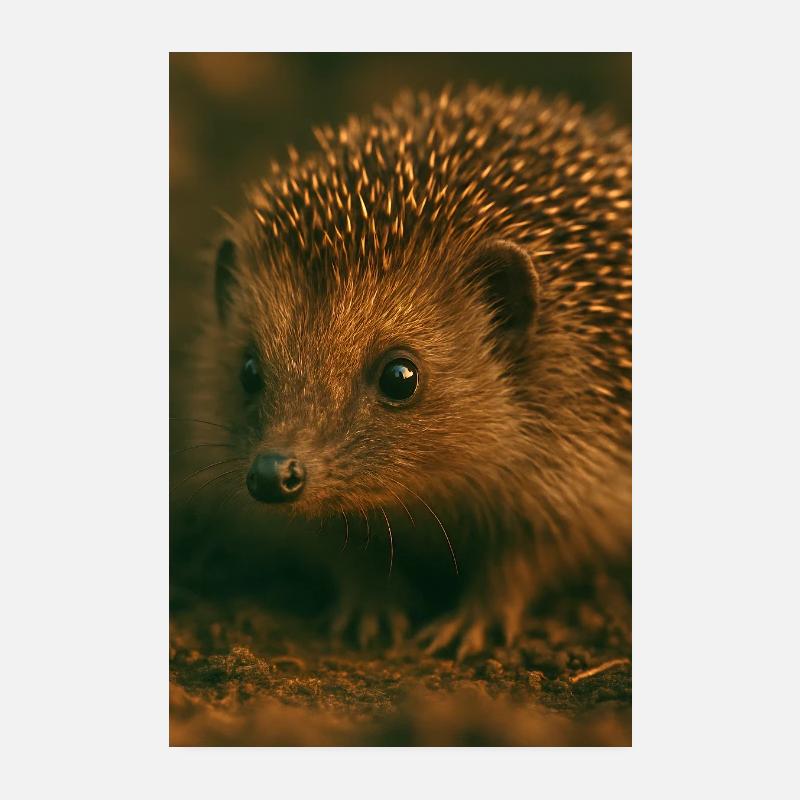 Tiere - Igel Poster 20x30 cm