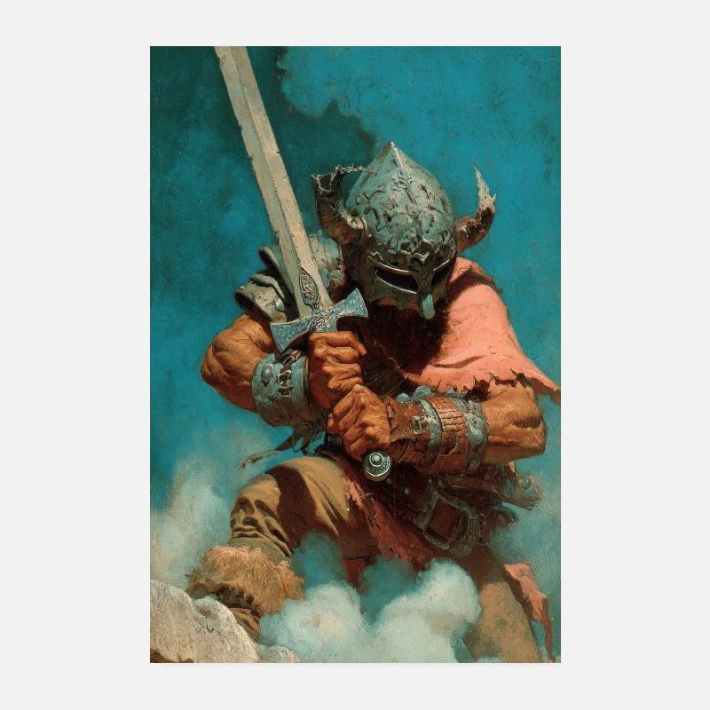 Panzerkledder Ritter-Vorhut Poster 20x30 cm