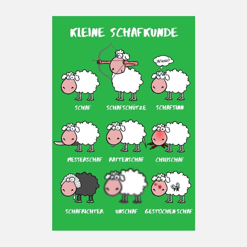 Kleine Schafkunde Posteredition Poster 20x30 cm