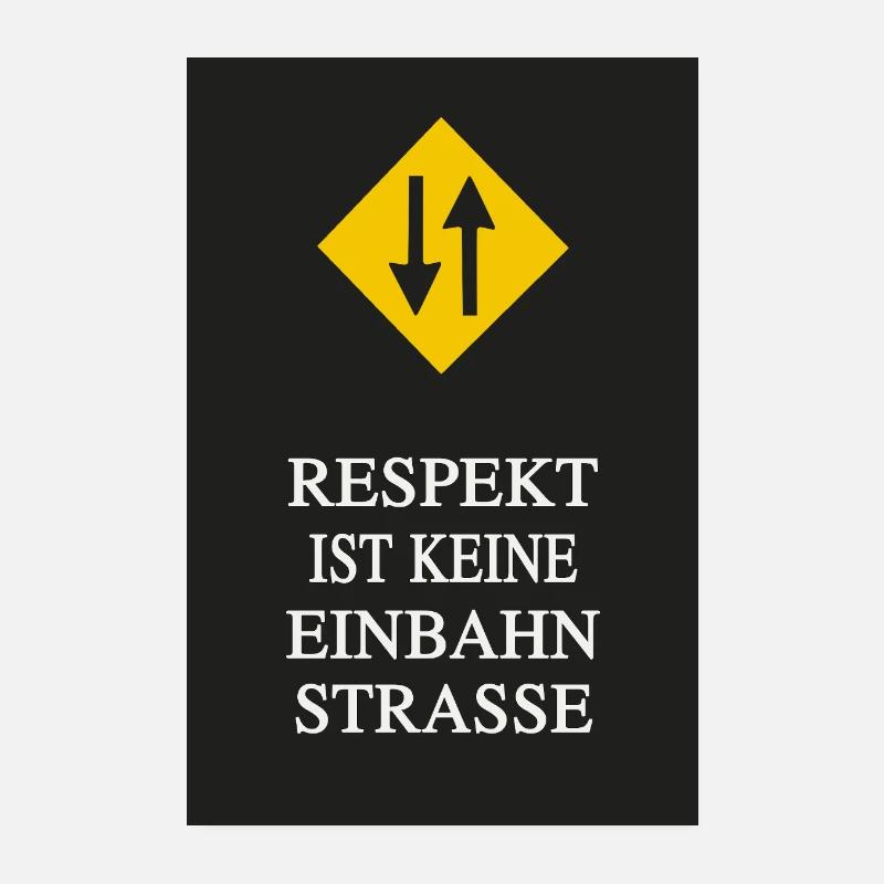 Le respect n’est pas à sens unique Poster 20 x 30 cm