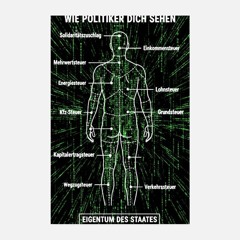 Plan de démantèlement de la matrice - Affiche pour les contribuables Poster 20 x 30 cm