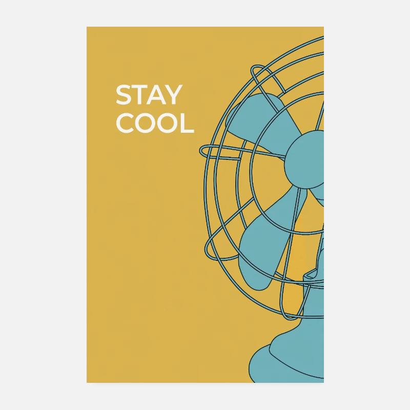 Stay Cool – Affiche de fan moderne Poster 20 x 30 cm