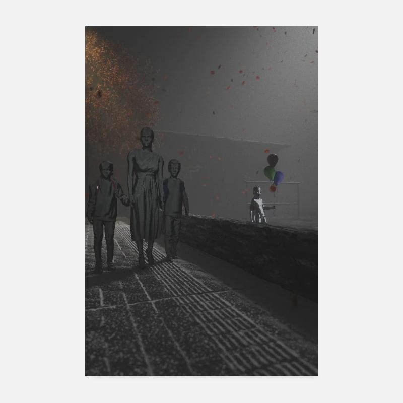 Verloren in einem Moment Poster 20x30 cm