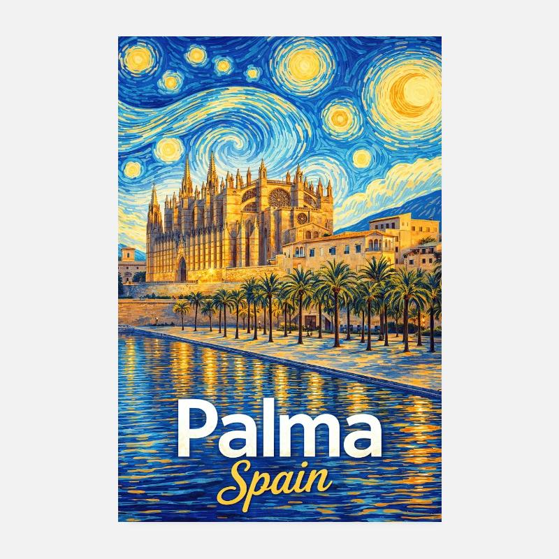 Palma, Espagne Poster 20 x 30 cm