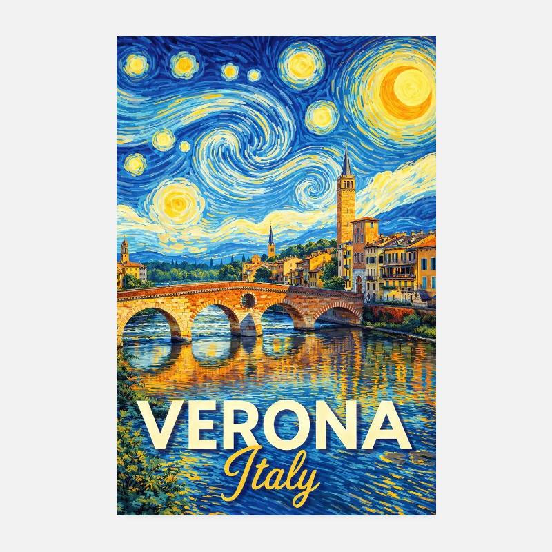 Verona, Italy. Poster 8" x 12" (20x30 cm)