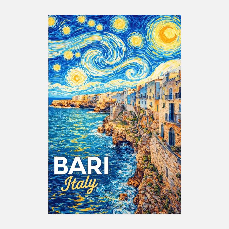 Bari, Italy. Poster 8" x 12" (20x30 cm)