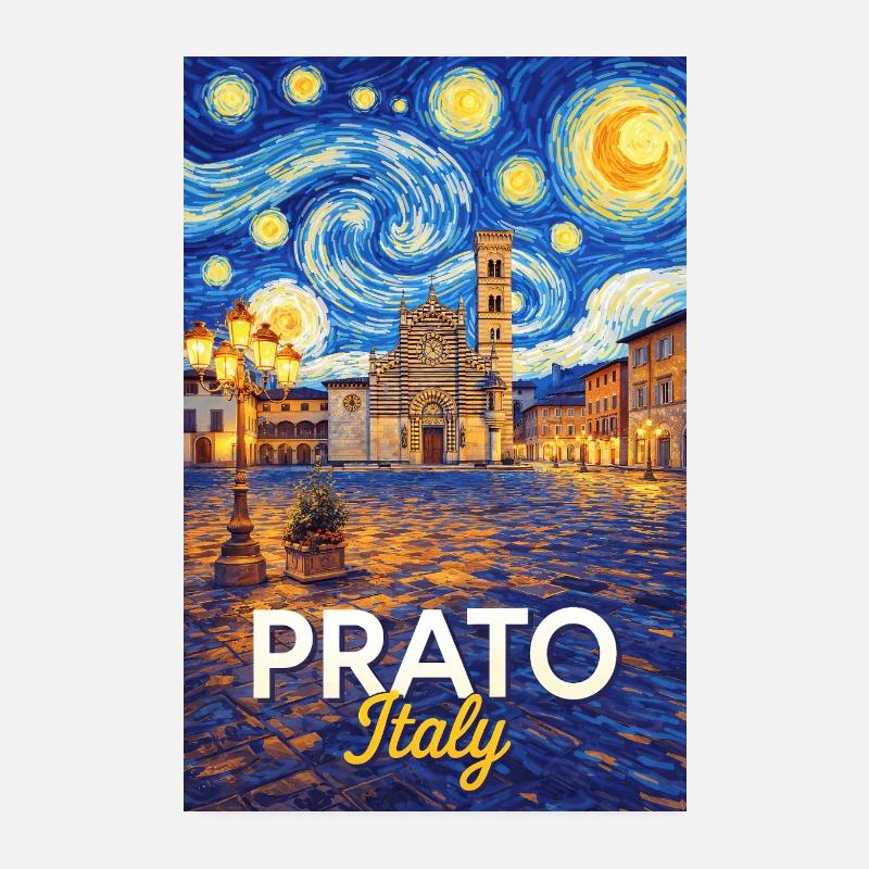 Prato, Italie. Poster 20 x 30 cm