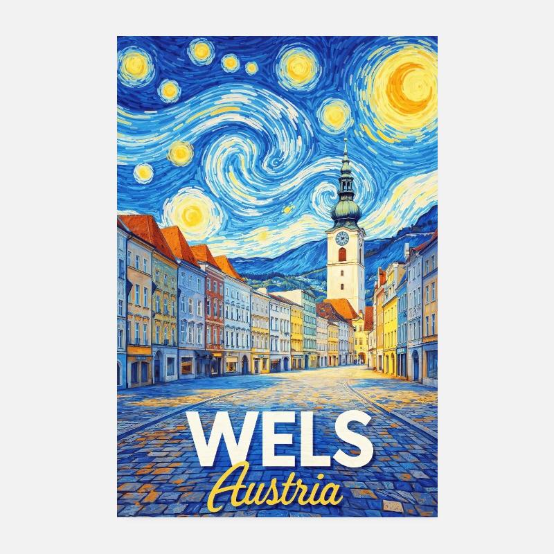 Wels, Austria Poster 8" x 12" (20x30 cm)