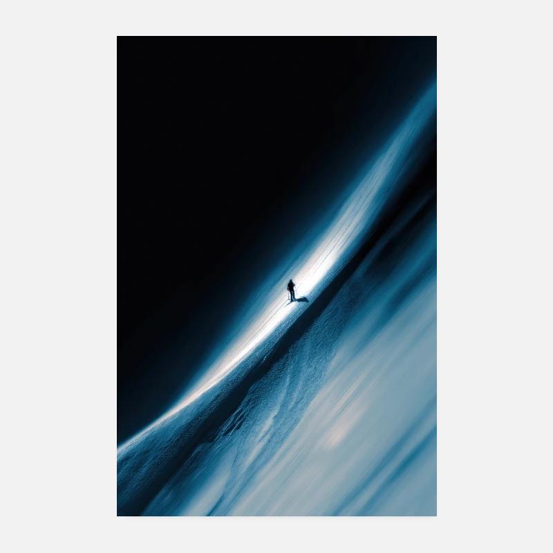 Blue Horizon Ascent Poster 8" x 12" (20x30 cm)