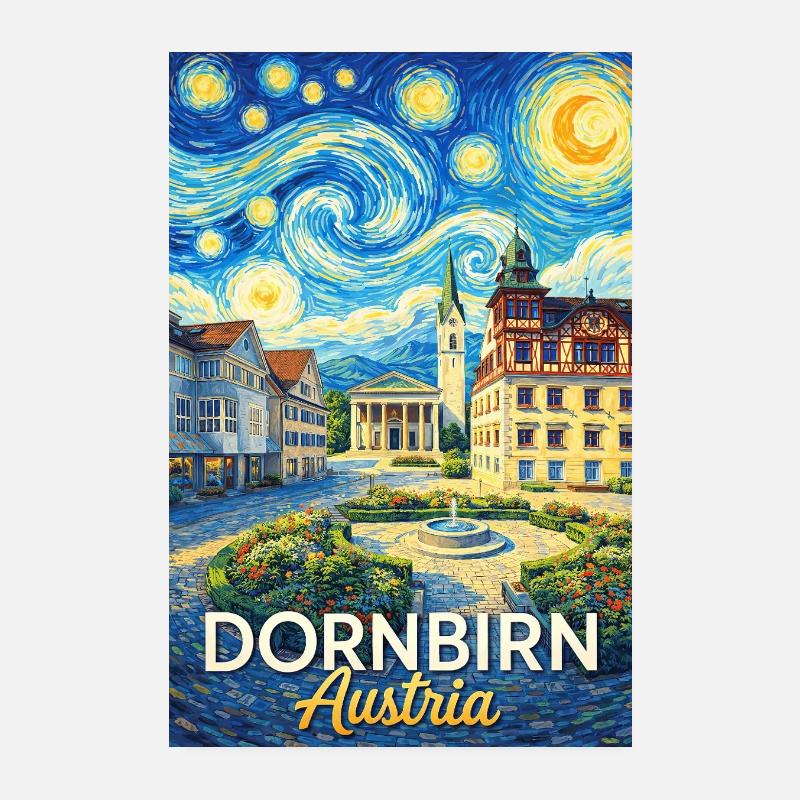 Dornbirn, Autriche Poster 20 x 30 cm