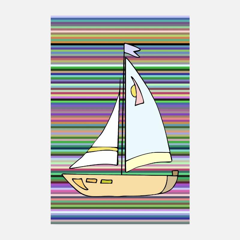 Segelboot Poster 20x30 cm
