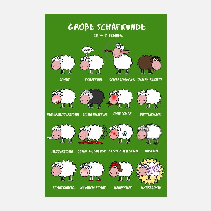 Édition poster scientifique de grands moutons Poster 20 x 30 cm