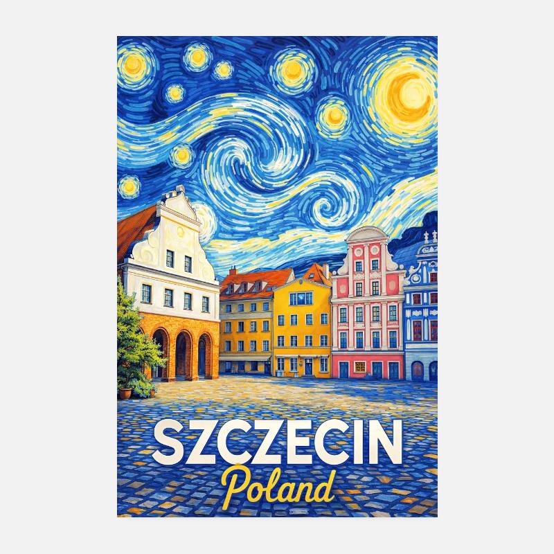 Szczecin, Pologne Poster 20 x 30 cm