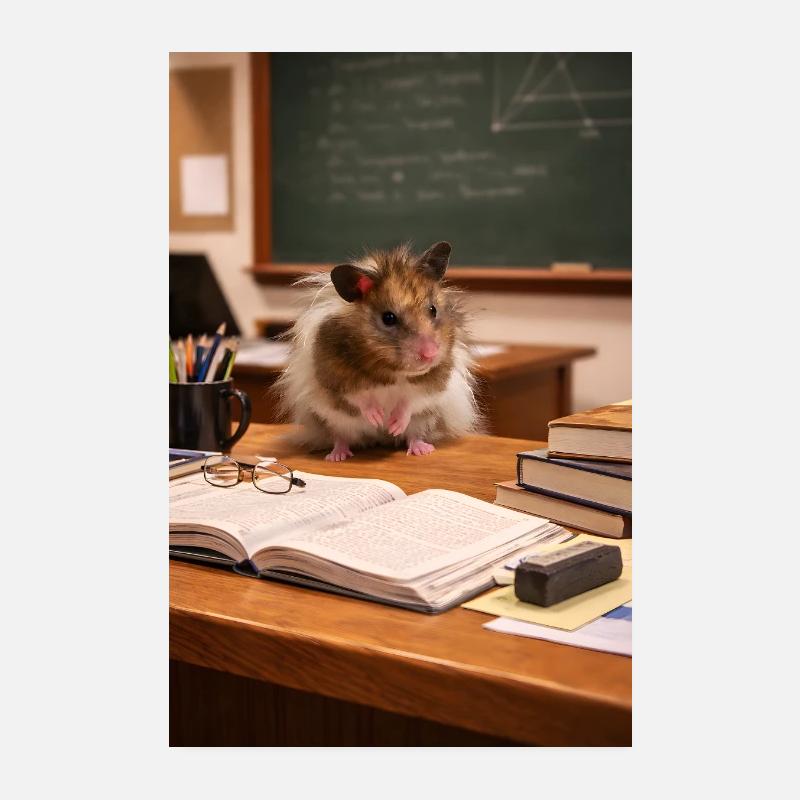 Chico 11: Professor Poster 8" x 12" (20x30 cm)